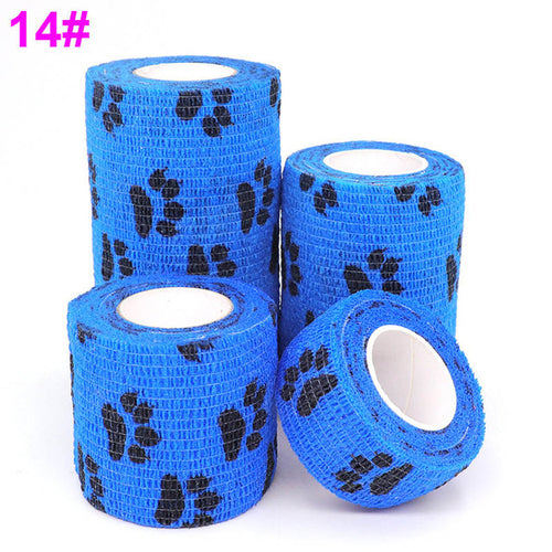 1 Pcs Printed Medical Self Adhesive Elastic Bandage 4.5m Colorful