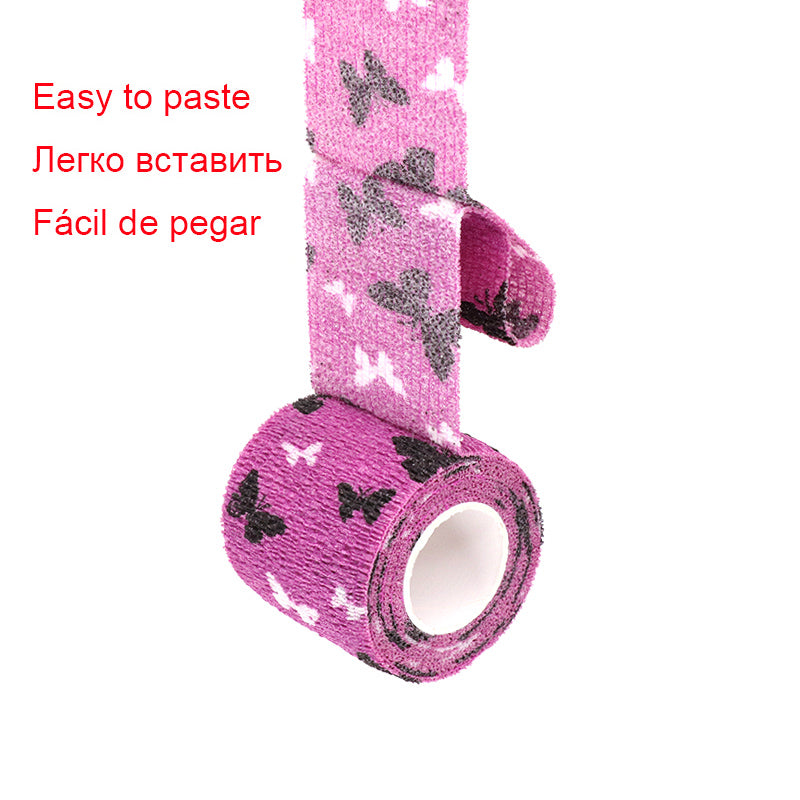 1 Pcs Printed Medical Self Adhesive Elastic Bandage 4.5m Colorful