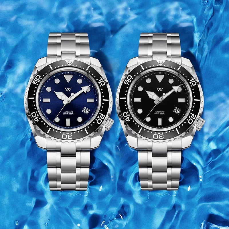 WM Watch Automatic Mechanical Watch 200M Water Resistant Miyota8215 Sapphire Crystal AR Coating Welly Merck Man Watches 175M-WM