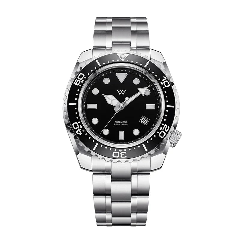 WM Watch Automatic Mechanical Watch 200M Water Resistant Miyota8215 Sapphire Crystal AR Coating Welly Merck Man Watches 175M-WM