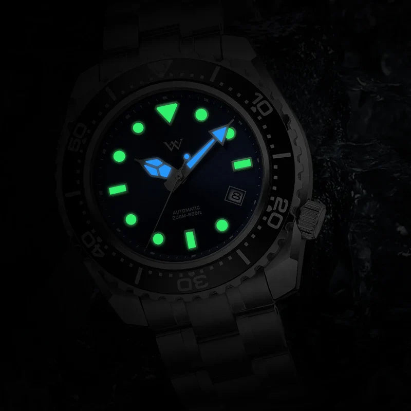 WM Watch Automatic Mechanical Watch 200M Water Resistant Miyota8215 Sapphire Crystal AR Coating Welly Merck Man Watches 175M-WM