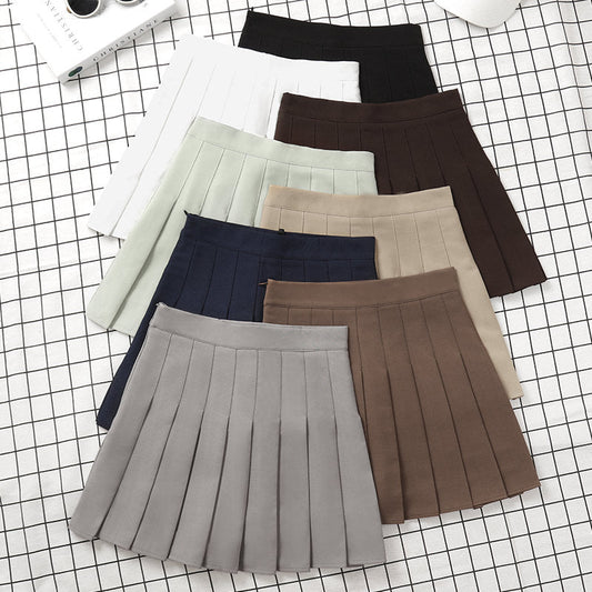 Brown Skirt Ladies 2022 Summer Clothes Women's High Waist Harajuku