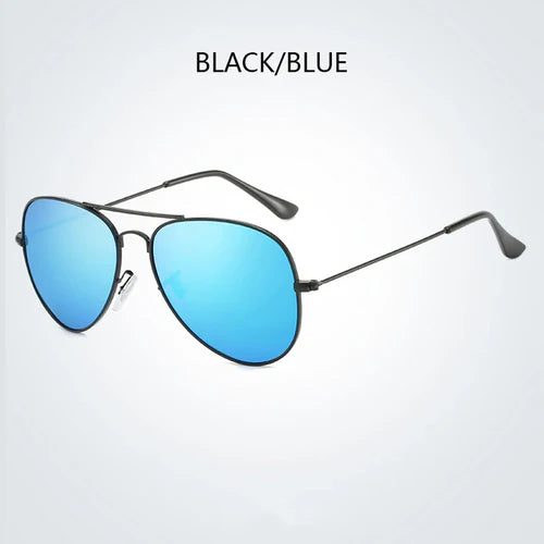 Classic Pilot Men Sunglasses Polarized Vintage Metal Ray Sun Glasses