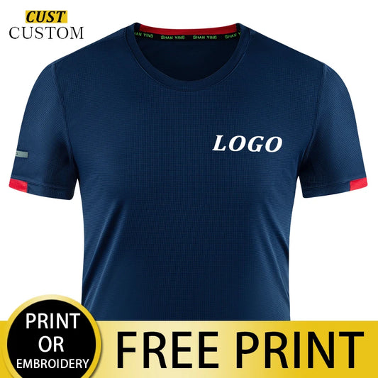 Summer Men’s And Women’s Quick-drying T-shirt Custom Logo Printing