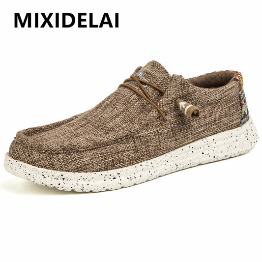 Large Size Outdoor Men's Casual Denim Canvas Shoes Vulcanize Shoes