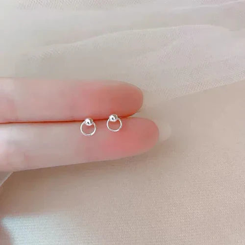 New Minimalism Earring 925 Silver Needle Allergic Protection Mini