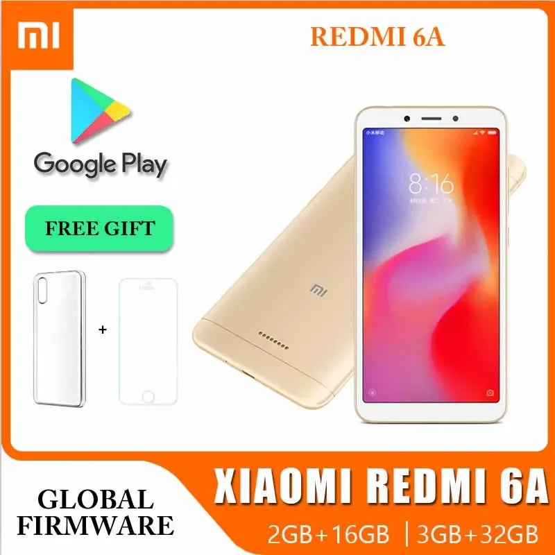 Original Xiaomi Redmi 6A Smartphone 3+32Gb Wholesale Xiaomi Mobile