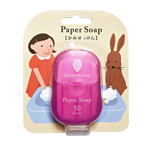 Box Disposable Soap Paper Travel Soap Paper Washing Hand Bath Clean