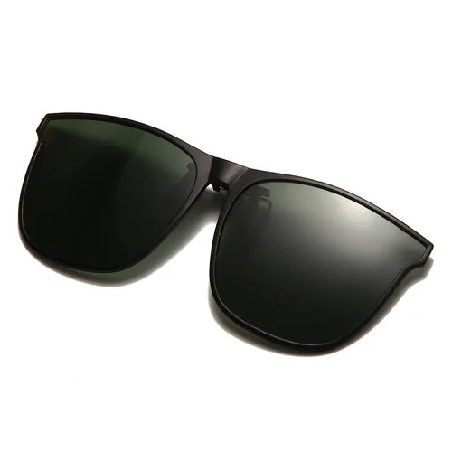 Polarized Clip on Sunglasses Men Photochromic Car Driver Goggles Night