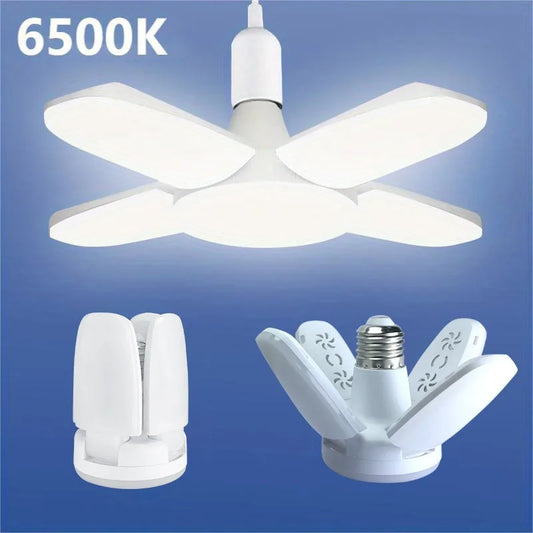E27 Fan Foldable 28W LED Bulb AC220V/110V 40 Bulb Deformation for Home