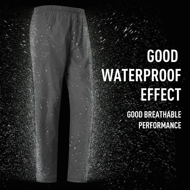 JNLN Men Women Waterproof Hiking Pants Camping Trekking Climbing Rain