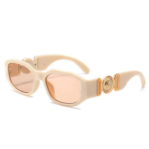 New Fashion Irregular Sunglasses Vintage Men Women Personlity Small