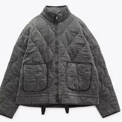 ZW Women's Cotton Jacket Traf 2024 New Arrival Vintage Lenzing Rayon