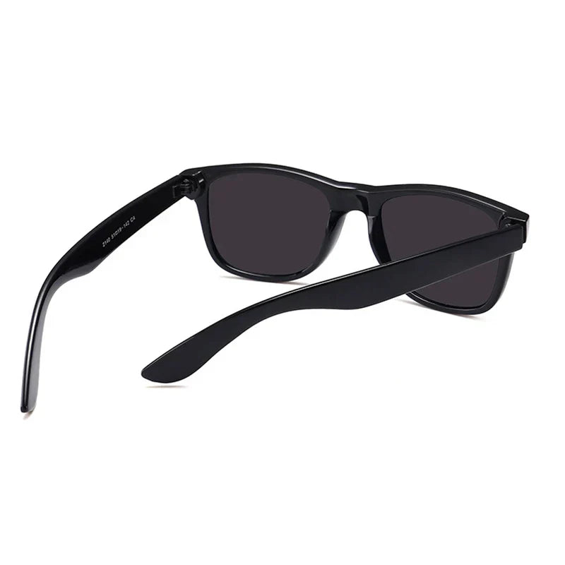 Classic Square Polarized Sunglasses Men Women Retro Black Sun Glasses