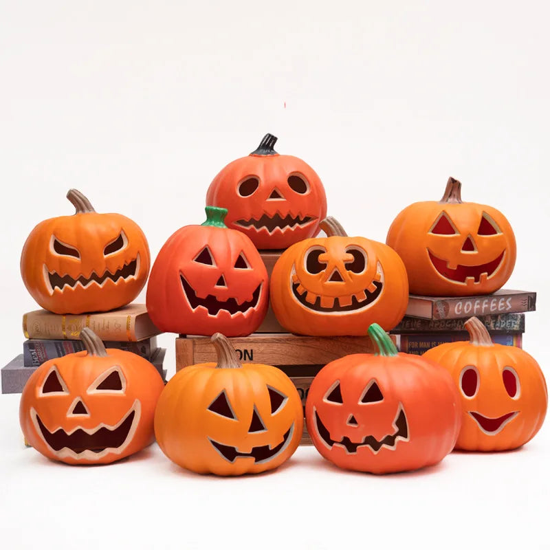 Halloween Decoration Pumpkins Lamp For Home Yard Garden Outdoor Decor Hallowen Horror House Skull Party Props Glow in The Dark
