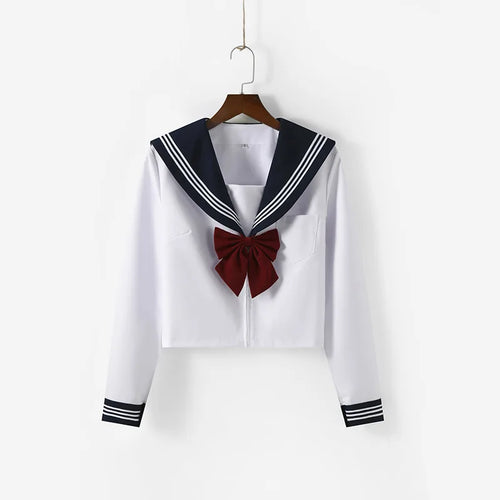 Japanese Style S-2XL Students Girls School Uniforms Girls Navy Costume