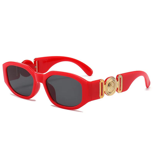New Fashion Irregular Sunglasses Vintage Men Women Personlity Small