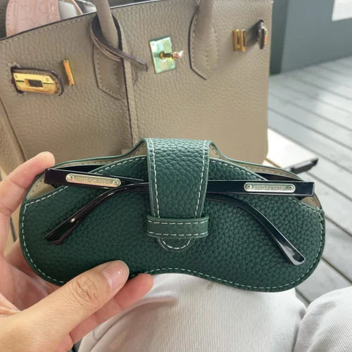 PU Leather Portable Glasses Bag Sunglasses Storage Bags Men and Women