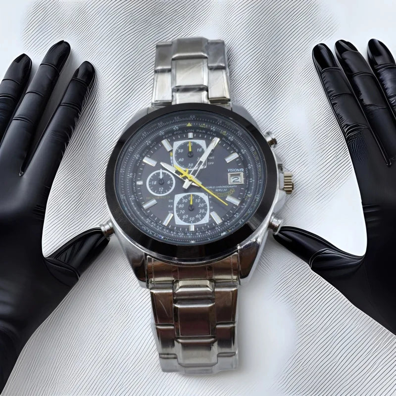 2026 Genuine Men Luxury Trend Quartz Clock Men's Calendar Waterproof Classic Quartz Watch Fancy Stainless Steel Automatic Watch