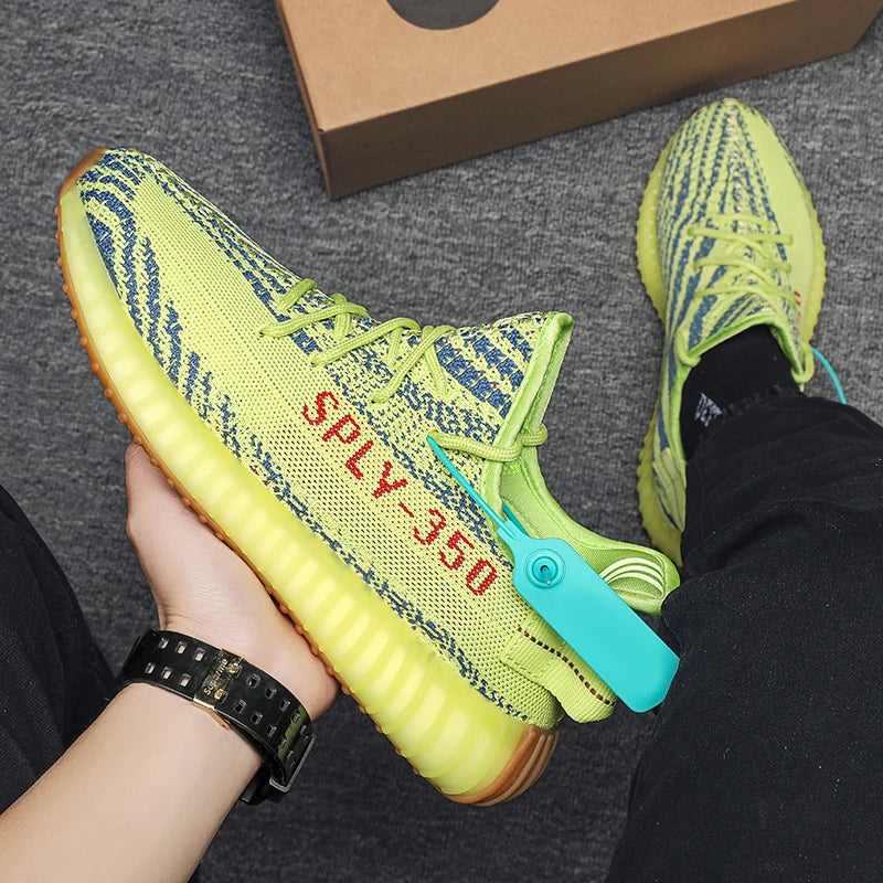 Women's Sports Shoes Mesh Lightweight Soft Sole Jogging Strap Breathable Fashion Sports Walking Casual Tennis Flat Shoes for Men