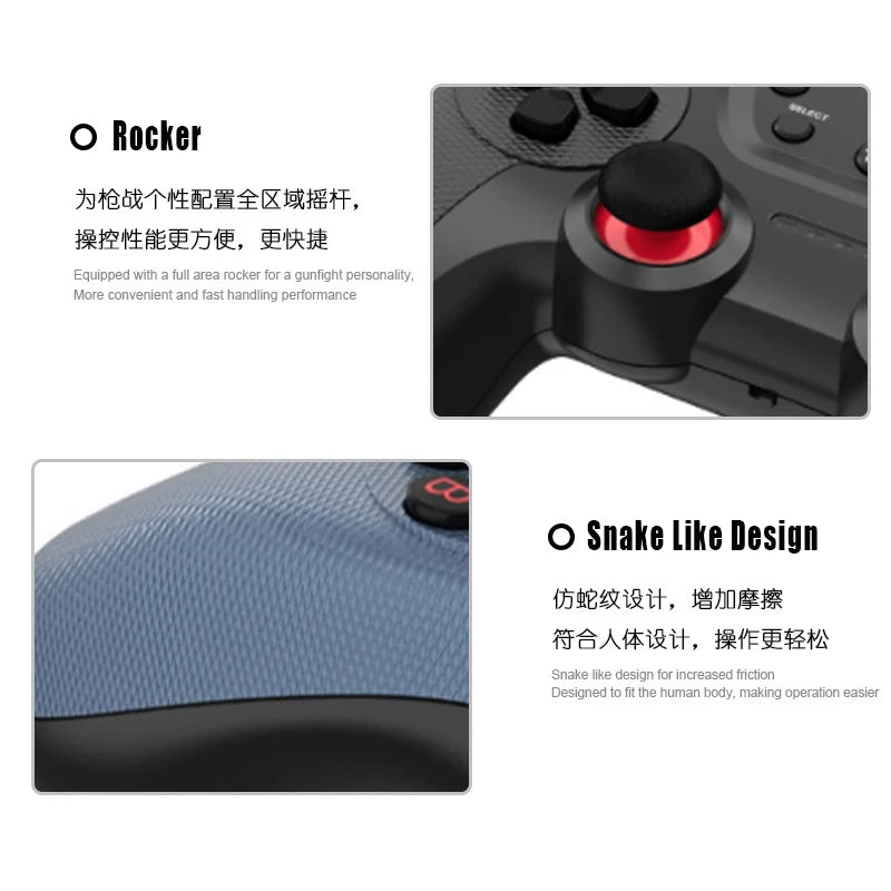 Wireless Gamepad Gaming Control Video Game Pad Bluetooth Controller
