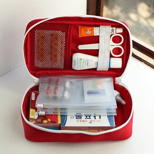 Health Medicine First Aid Kit Oxford Cloth Portable Travel Storage