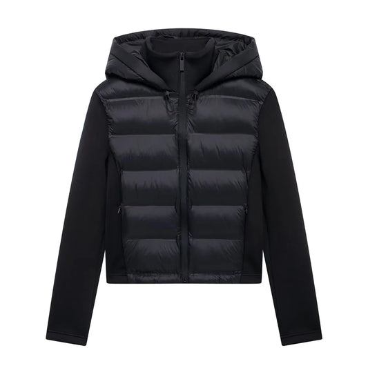 UNIZERA slim fit zipper hooded short warm jacket autumn and winter new