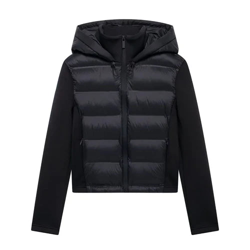 UNIZERA slim fit zipper hooded short warm jacket autumn and winter new