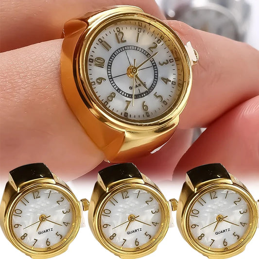 Rings Finger Watches Fashion Party Quartz Watches Unisex Couple Rings