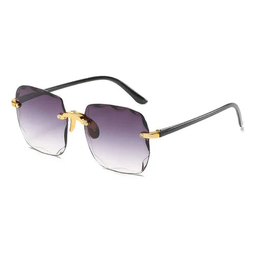 Square Frameless Classic Gradient Women Sunglasses