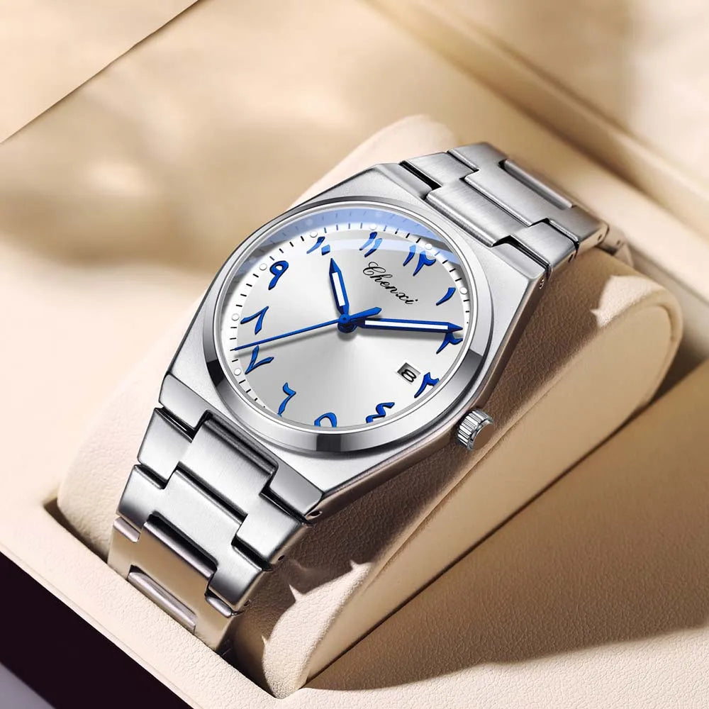 CHENXI New Men's Luxury Business Watch Eastern Arabic numerals Waterproof Fashion Wristwatch for Men Gift relojes para hombres