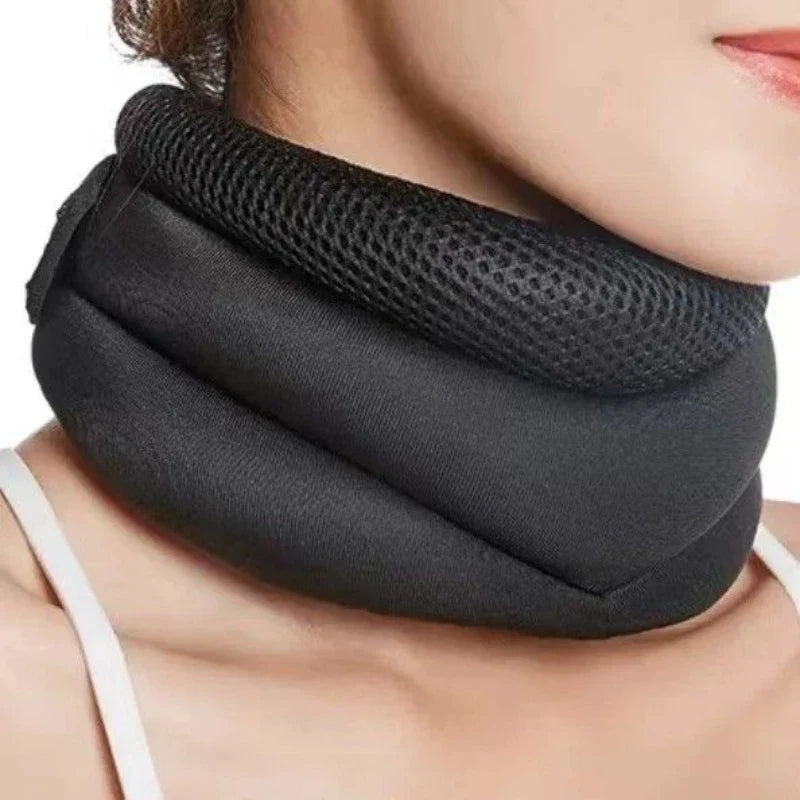 Neck Support Cervical Brace Adjustable Cervical Collar Soft Durable Foam for Relieve Cervical Pain Airplane Travel Nap Health