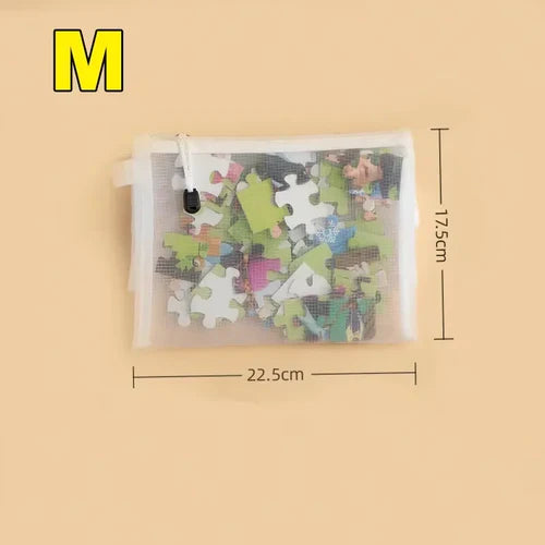 3/5/10pcs Mesh Zipper File Bag Waterproof Moisture-proof Zipper Folder