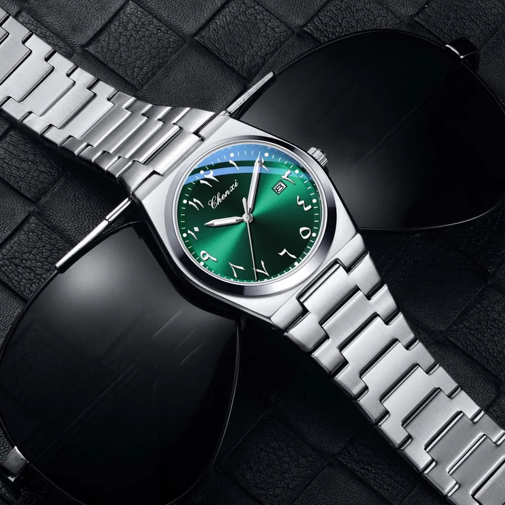 CHENXI New Men's Luxury Business Watch Eastern Arabic numerals Waterproof Fashion Wristwatch for Men Gift relojes para hombres