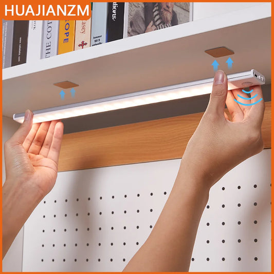 Bedroom Night Light Motion Sensor Lights Wireless USB Under Cabinet