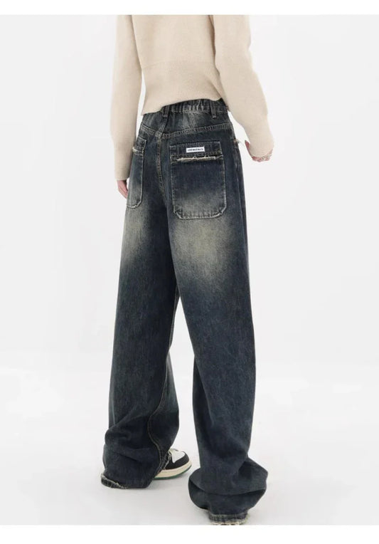 Harajuku Y2K Loose Jeans Women's Streetwear Retro Fashion High Waisted
