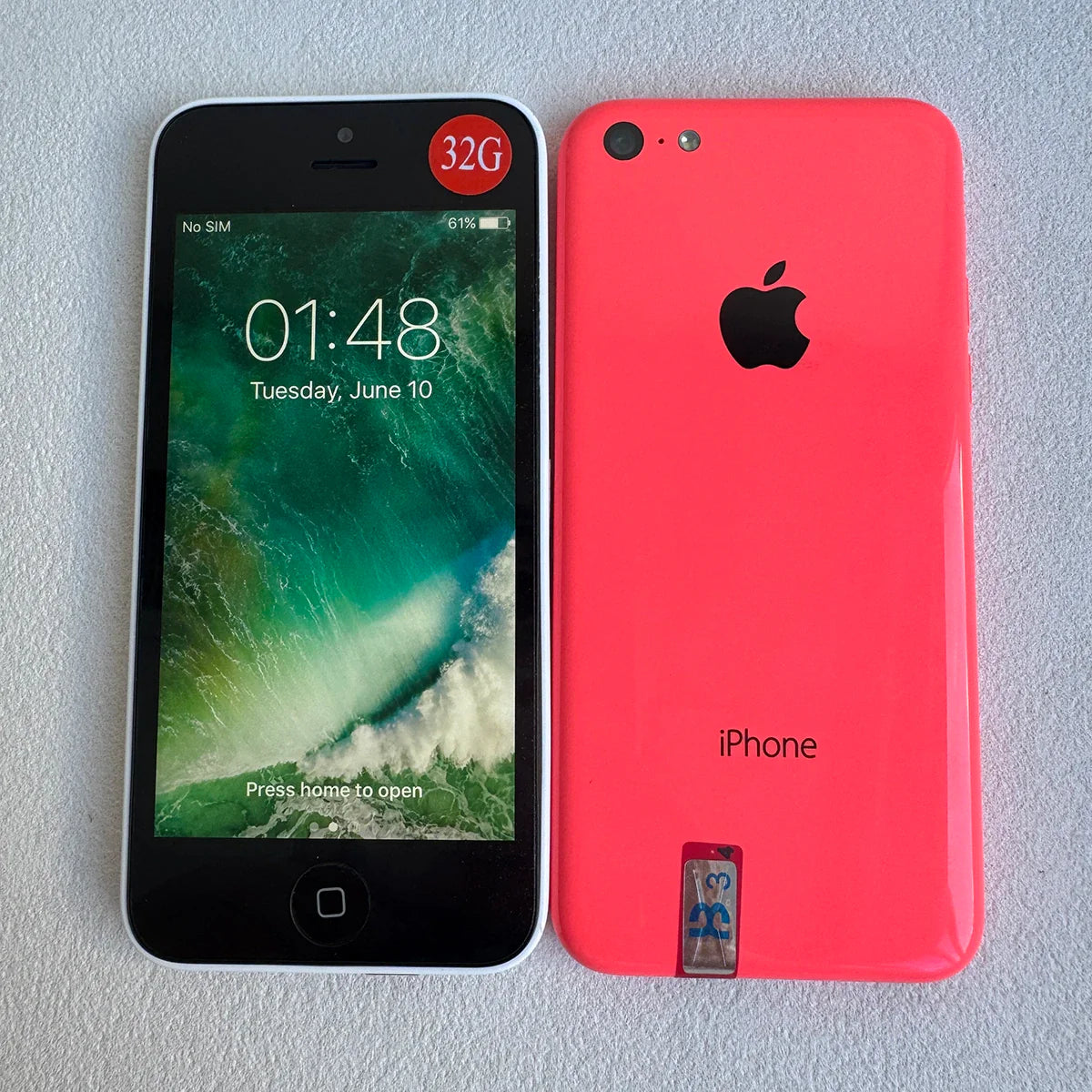 Original 4.0" iPhone 5C 3G Dual Core Mobile Cellphone 32GB ROM WIFI IOS Old Phone Unlocked CellPhone 1510mAh Battery