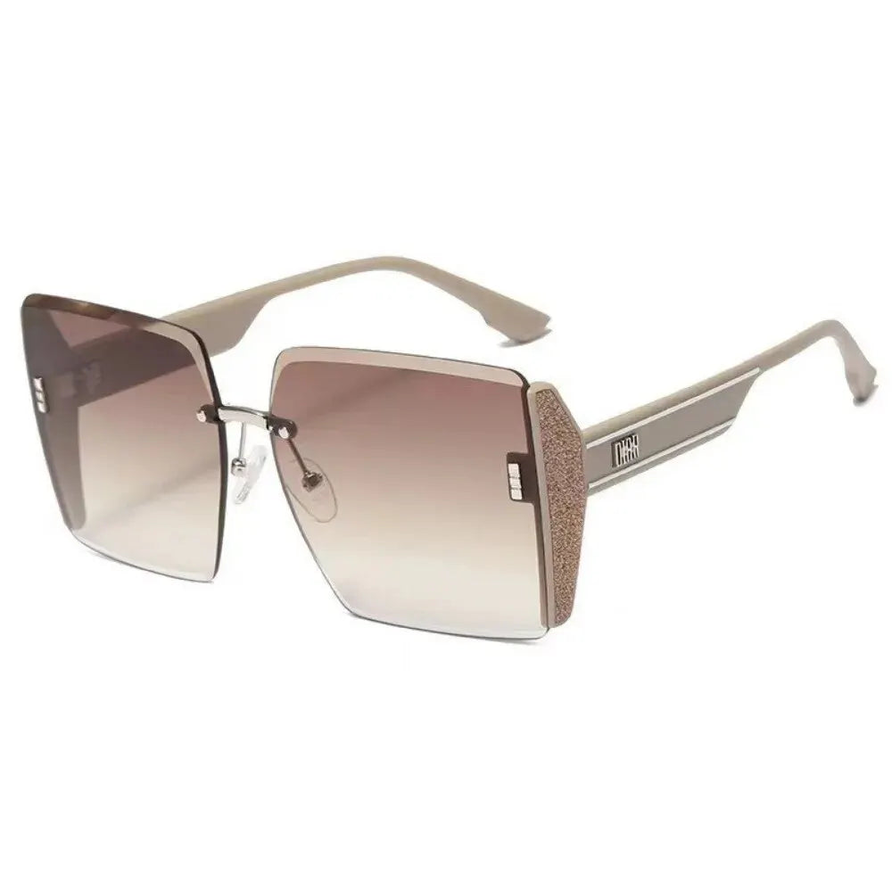 Korean Style Classic Black Big Square Shades Sunglasses for Women Men