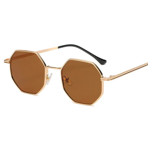 Fashion Retro Sunglasses Classic Metal Polygonal Sunglasses Sunglasses