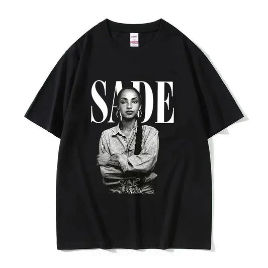 90s Singer S-Sade Print Graphic T Shirt Men Women Hip Hop Vintage