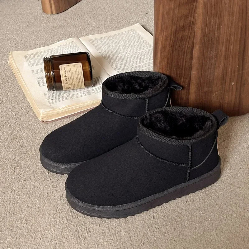 New Women Winter Ultra Mini Boots Designer Australian Platform Leather Warm Ankle Fur Booties Luxury Snow Boots