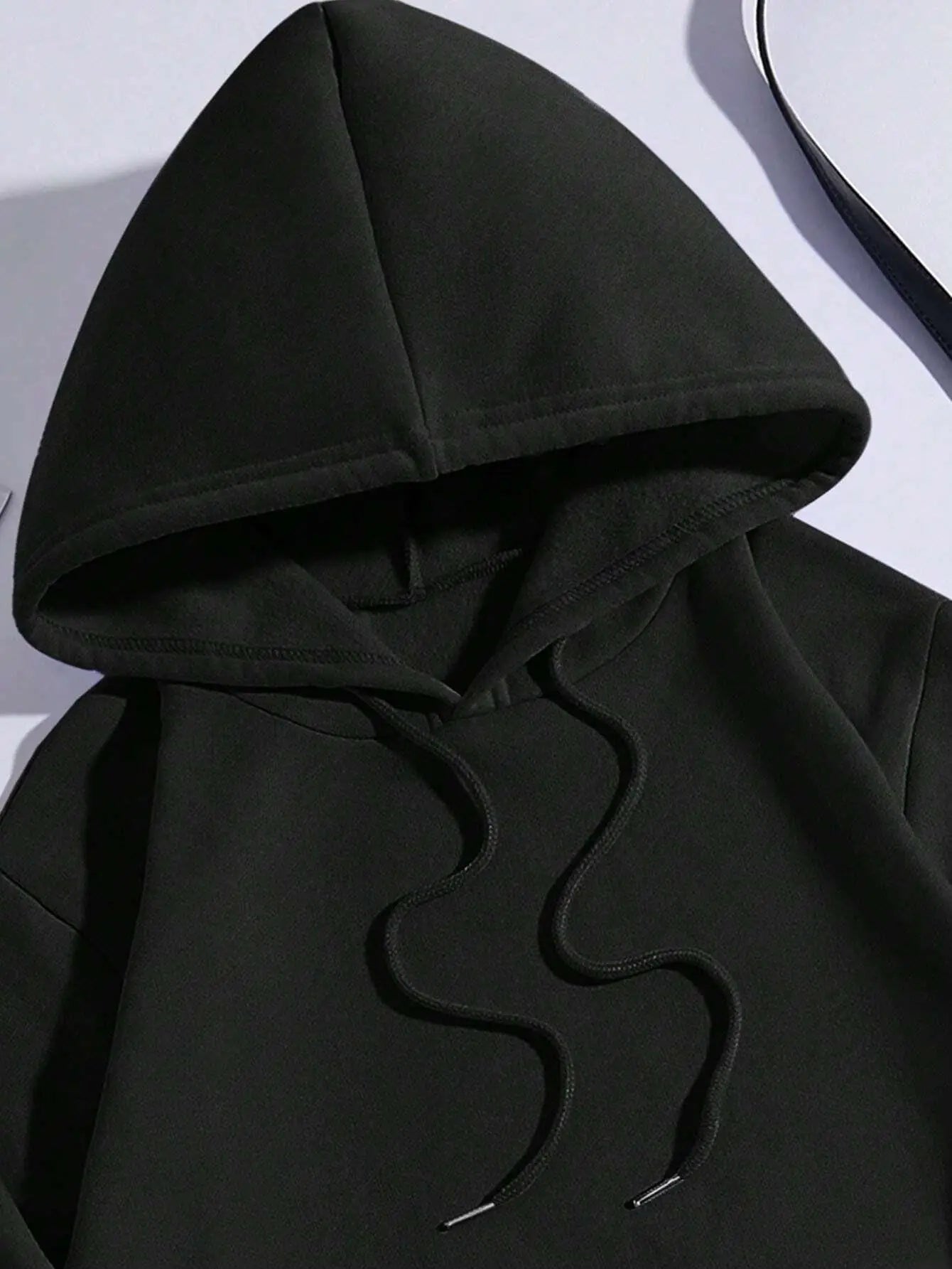 Dear Person Behind Me Letter Graphic Print Hoody Women's Fashion Soft Sweatshirt Autumn Warm Fleece Hooded Casual Loose Tops