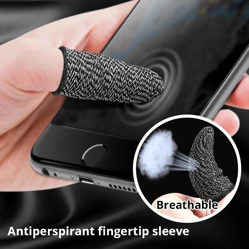Gaming Finger Sleeve Breathable Fingertips For PUBG Games Anti-Sweat