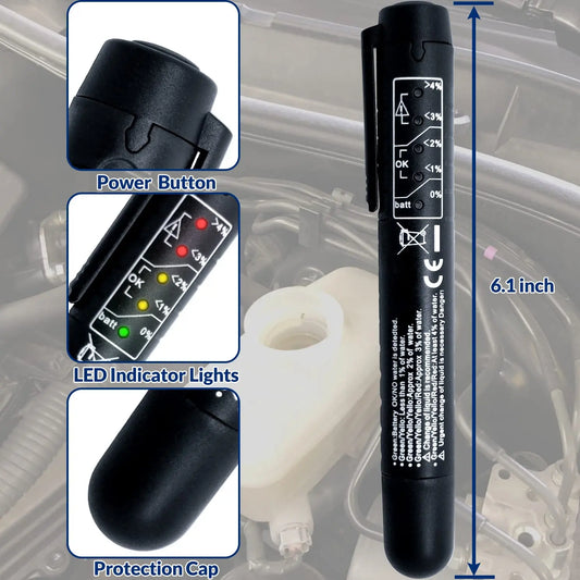 Brake Fluid Tester Hydraulic Fluid Oil Moisture Analyzer Automatic