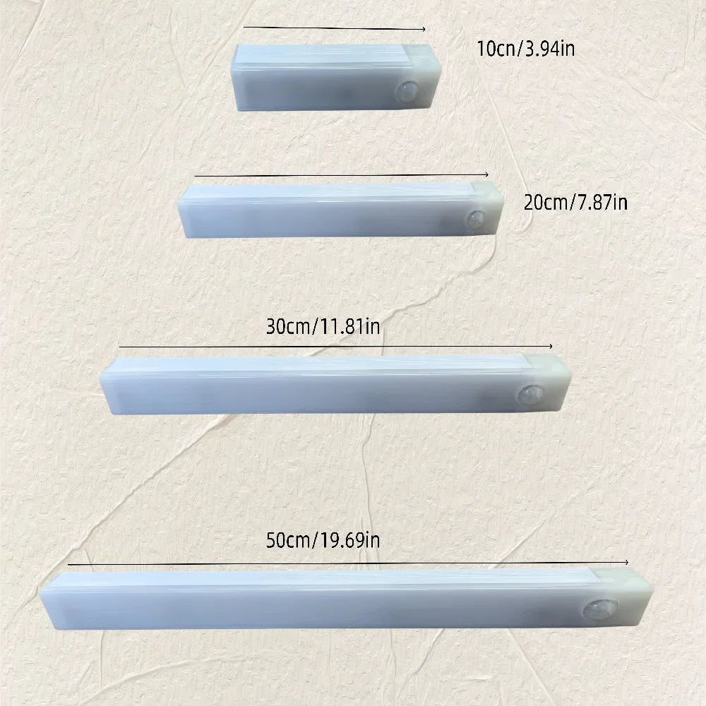 Wireless LED Motion Sensor Night Light with Magnetic Stripe USB