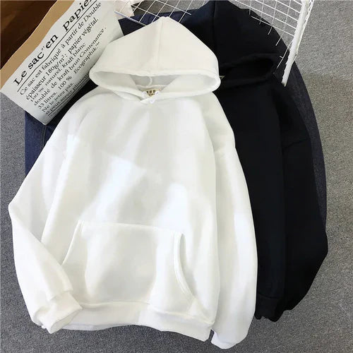 2024Autumn Casual Women's Solid Hoodie Comfortable Strecth Sweatshirts