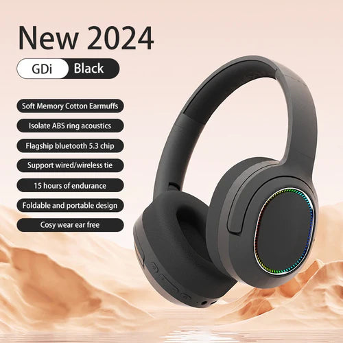 Original P2963 Bluetooth Wireless Headphones Blutooth 9D Stereo