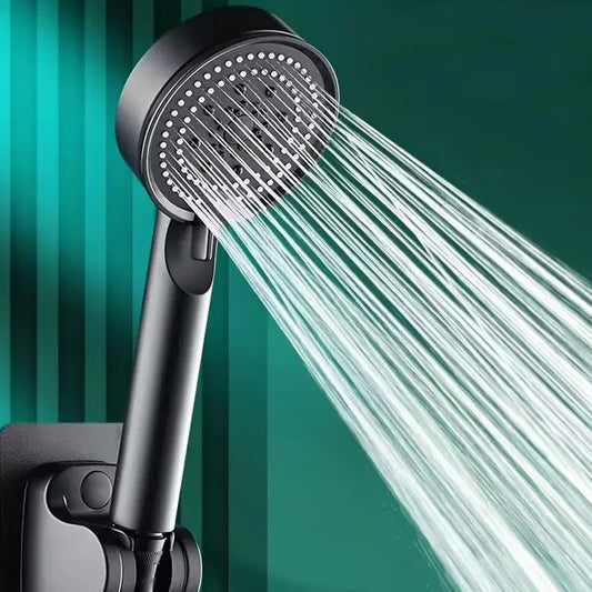 5 Mode Pressure Boost Shower Head Multifunction Adjustable Large Water