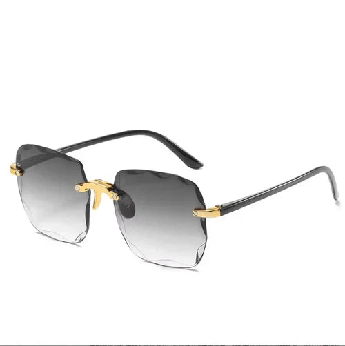 Square Frameless Classic Gradient Women Sunglasses