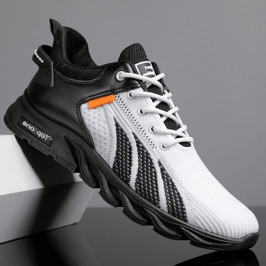 Fashion Men Sneakers Mesh Casual Shoes Lac-up Men Shoes Lightweight